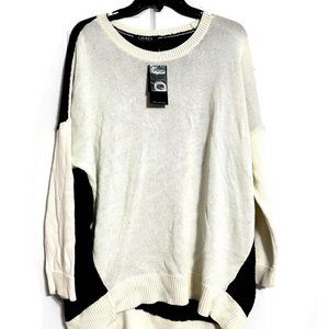 Lauren Ralph Lauren Relaxed Fit Long Sleeve Color Block Tunic Sweater